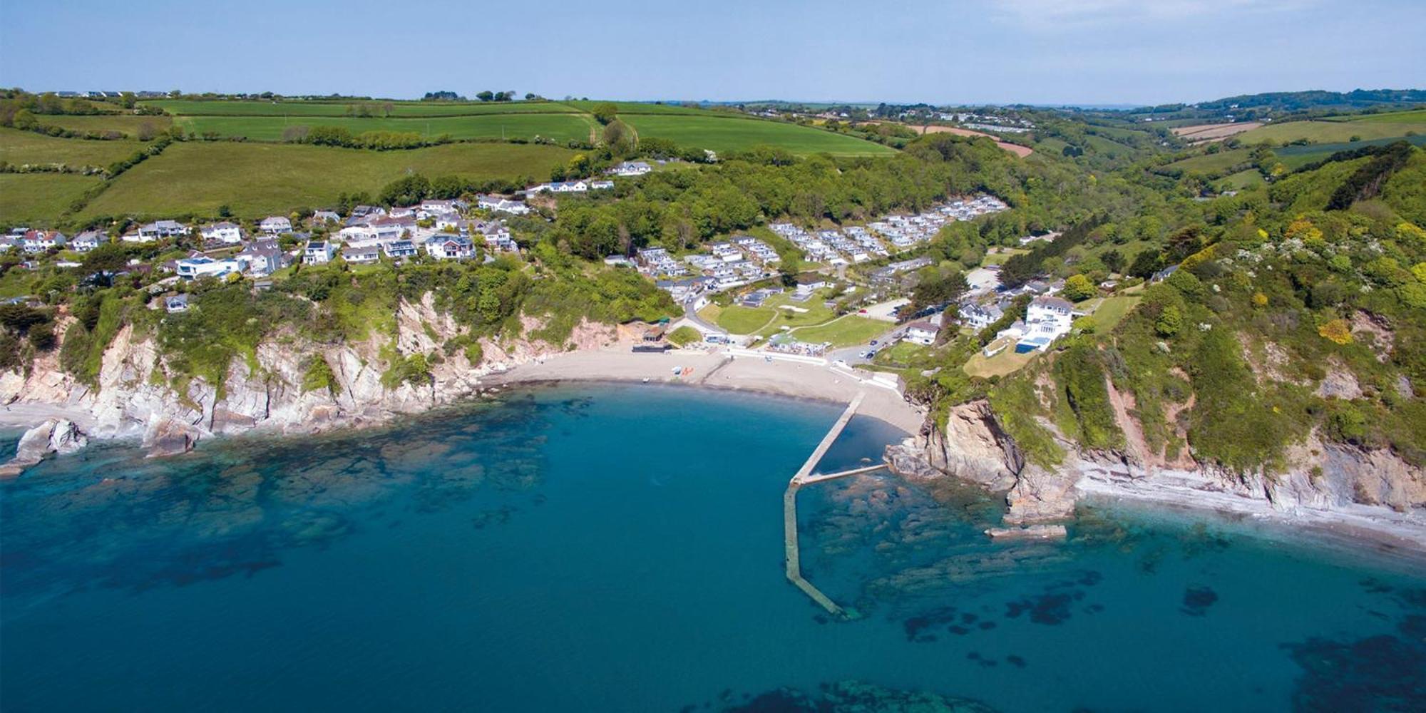 May View - Luxury Sea View Apartment - Millendreath, Looe Bagian luar foto